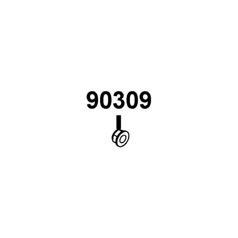 90309-PUA3-B50 NTU FLANGE 8MM — diagram cutout