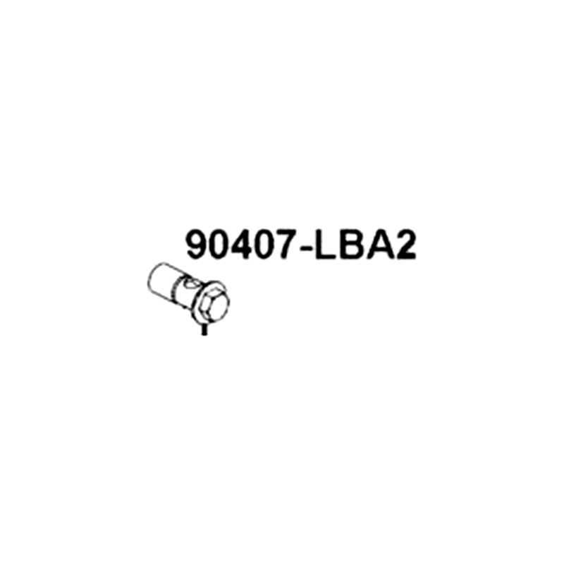 90407-LBA2-E00 SEALING WASHER OIL PIPE — diagram cutout