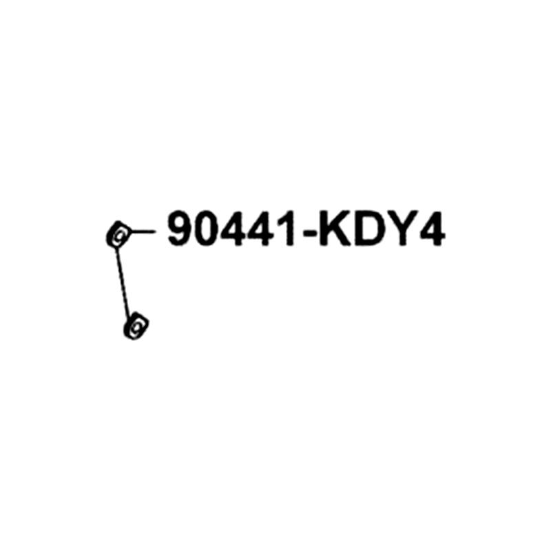 90441-KDY4-901 PLATE BRG HOLD — diagram cutout