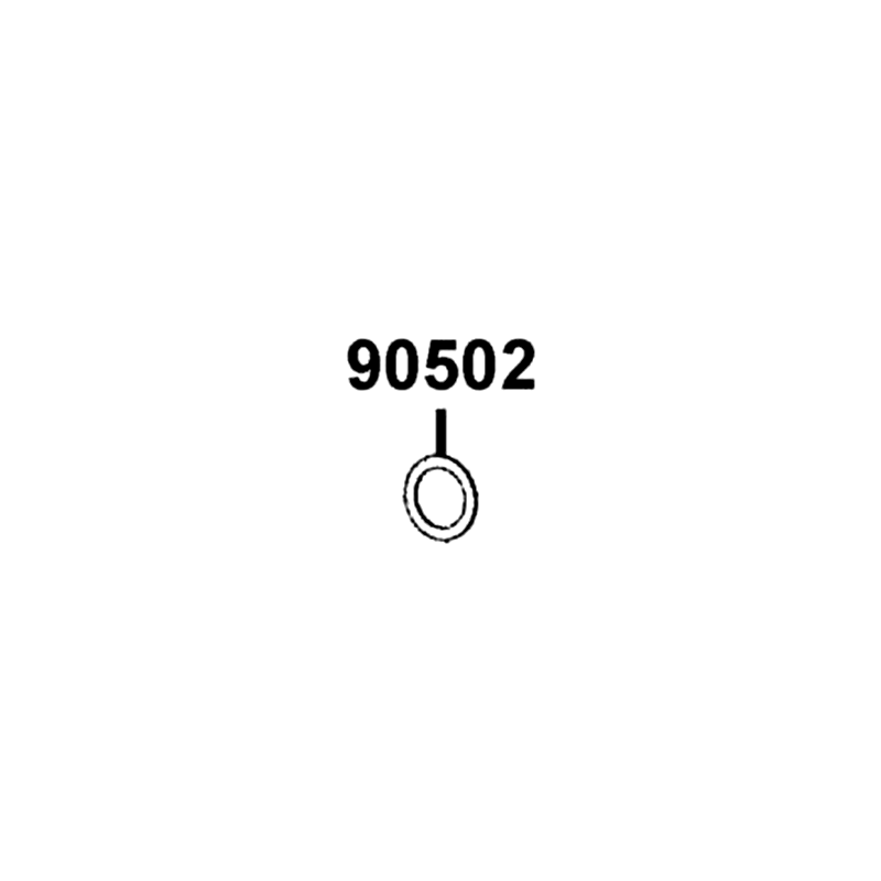 90502-LBA8-C10 RECTANGULAR RING — diagram cutout