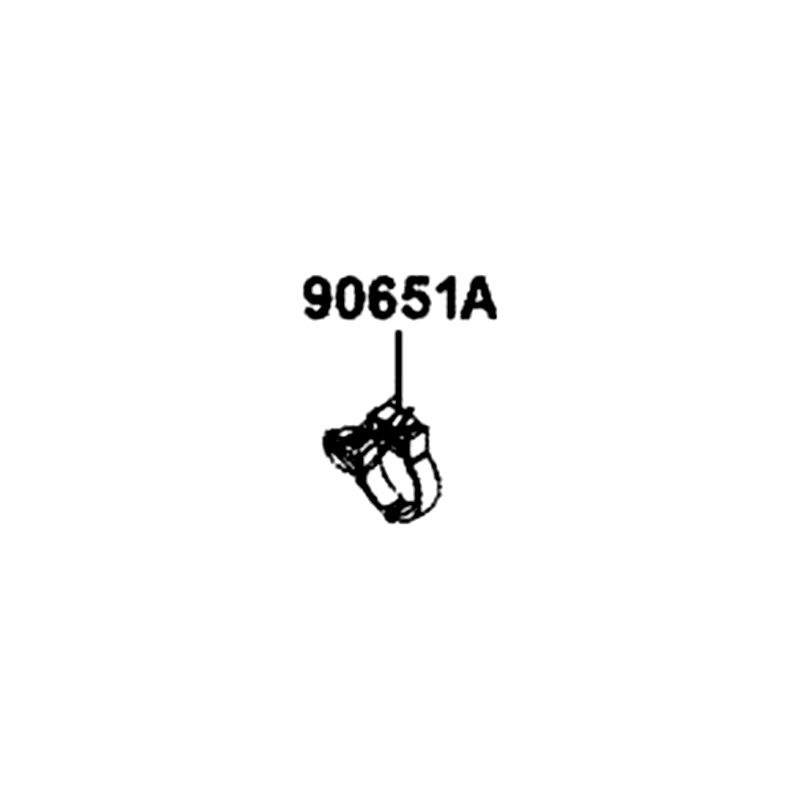90651-LGM9-900 CLIP CABLE — diagram cutout