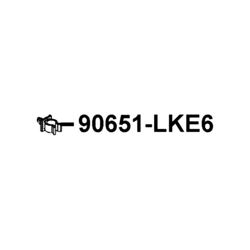 90651-LKE6-900 CLIP CABLE — diagram cutout