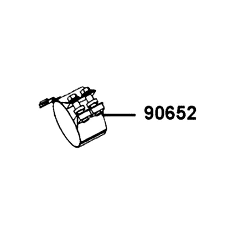 90652-ALB8-900 BAND 48.INLET-PIPE — diagram cutout