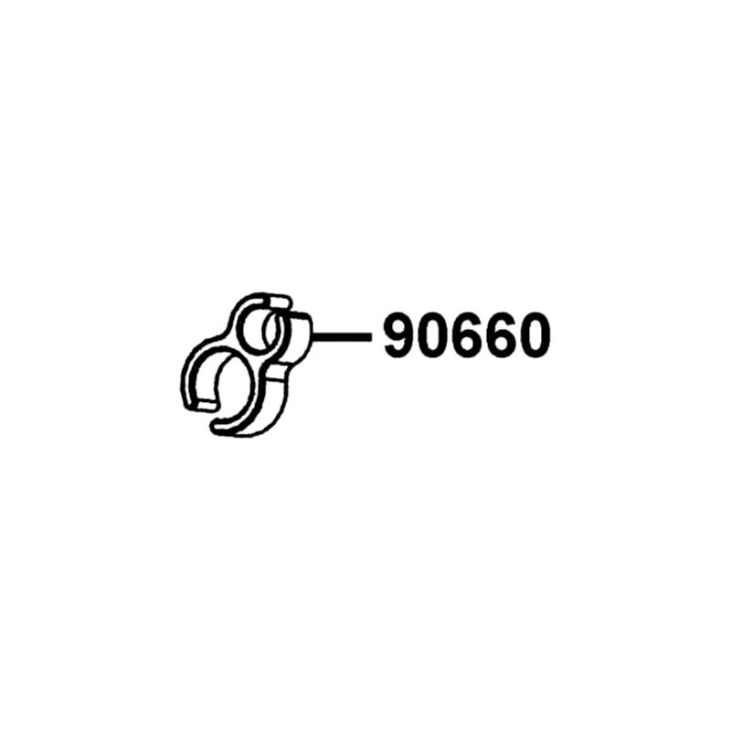 90660-KNBN-C00 CLAMPER TUBE — diagram cutout