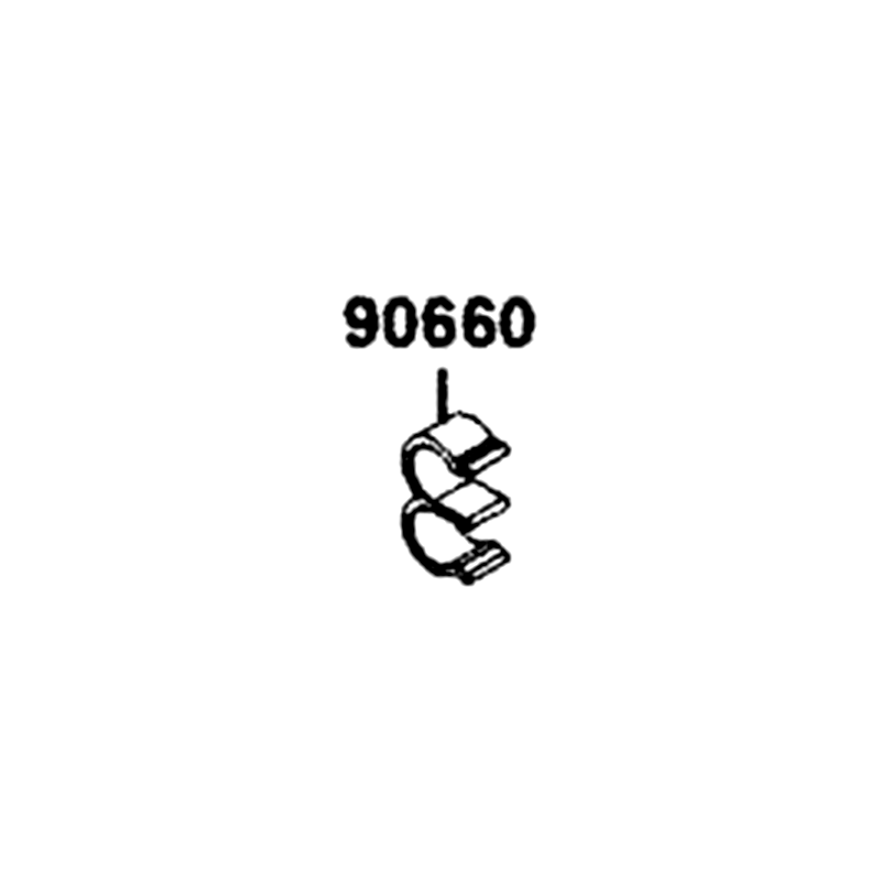 90660-LDE9-E00 CLAMP TUBE — diagram cutout