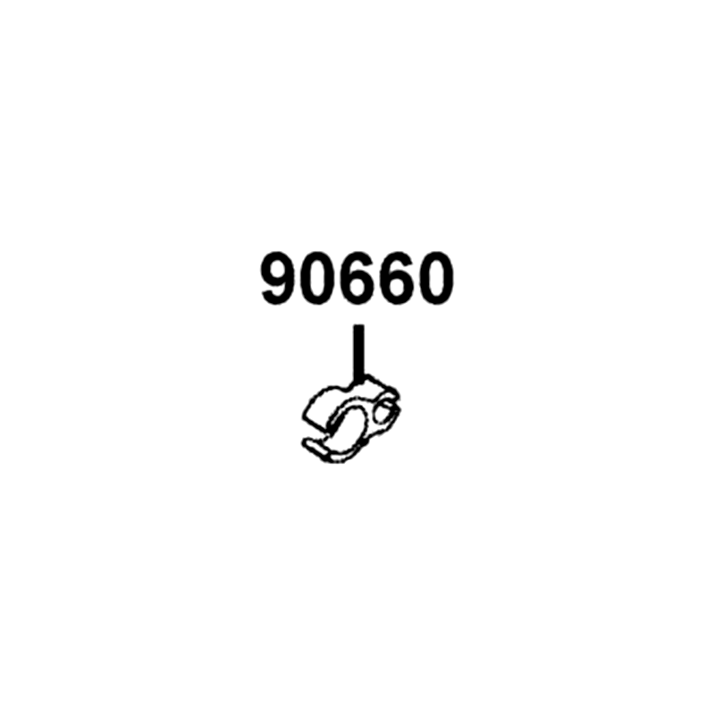 90660-LKL5-E30 CLIP — diagram cutout
