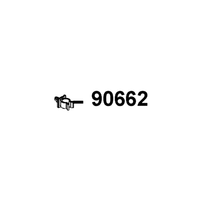 90662-LHG7-C00 CLIP — diagram cutout