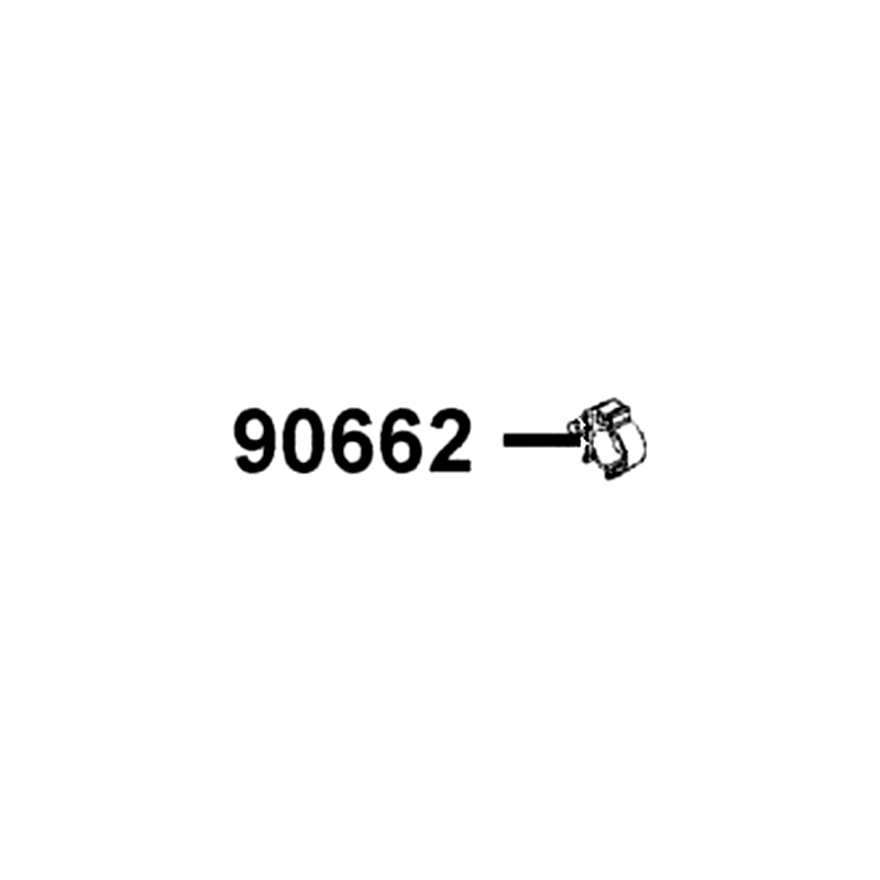 90662-LHJ3-900 CLIP — diagram cutout