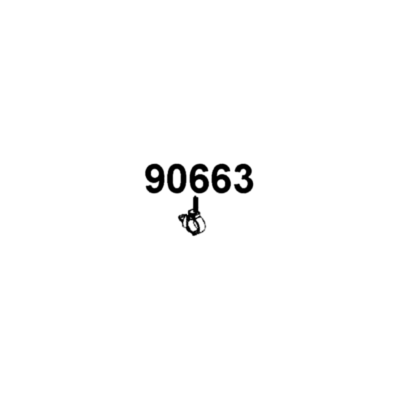 90663-AEB9-E00 CLIP — diagram cutout