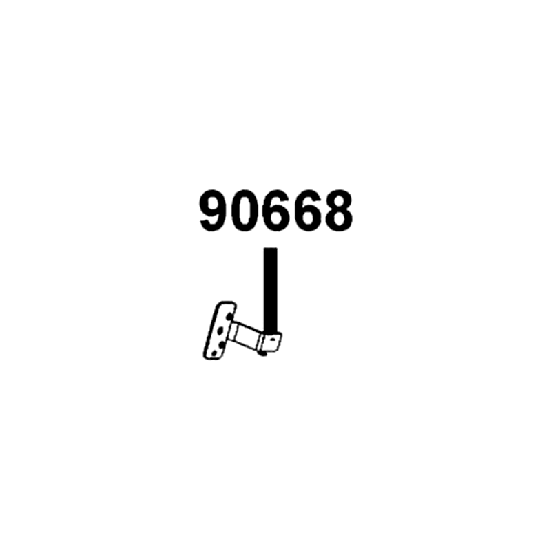 90668-LDC8-E10 STAY SIDE REFLECTOR — diagram cutout