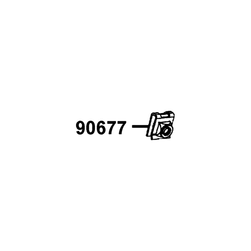 90677-GAR1-C01 NUT CLIP 5MM — diagram cutout