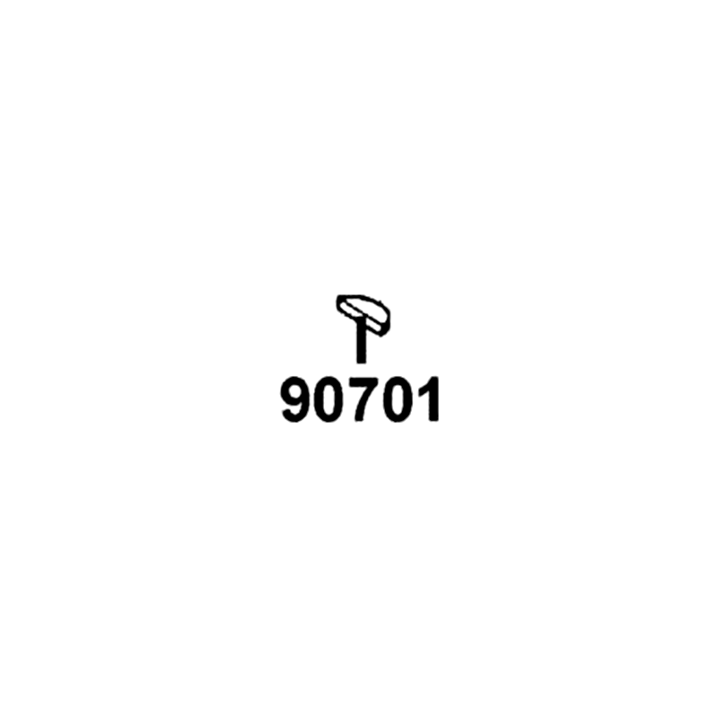 90701-HFB6-C00 KEY WOODRUFF 25X14X4 — diagram cutout