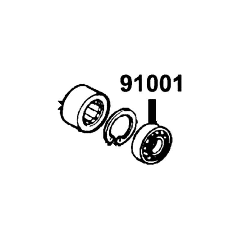 91001-GGA7-C00 BRG RADIAL BALL 6901U — diagram cutout