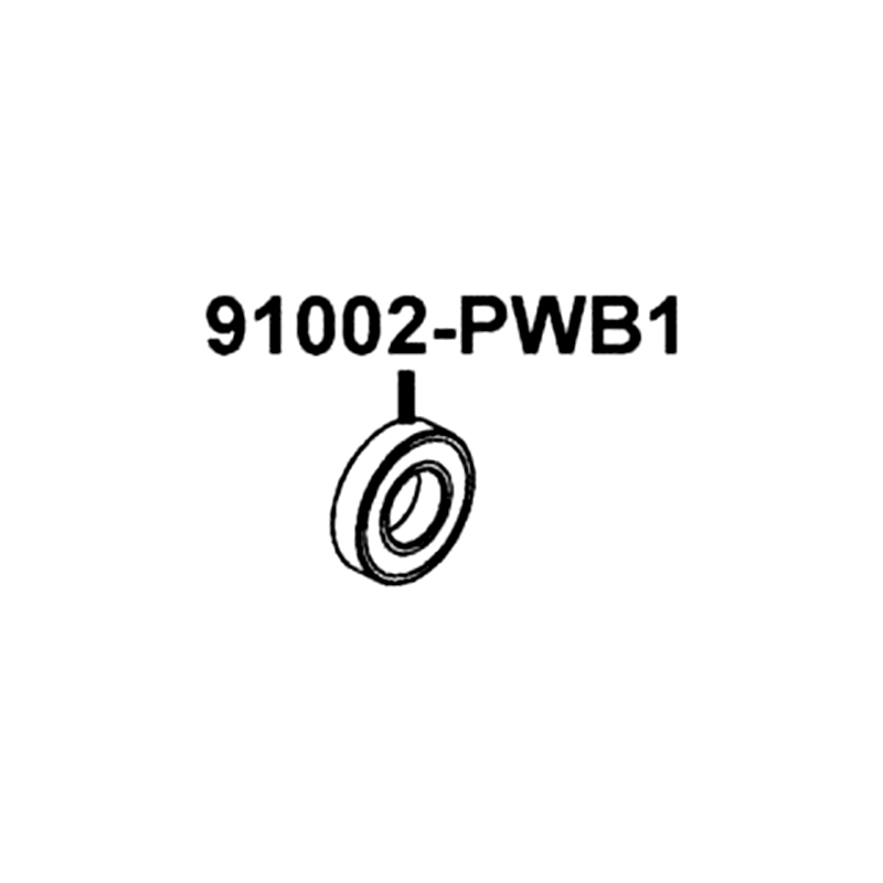 91002-PWB1-90A BRG BALL RADIL 6207LUAC3 — diagram cutout