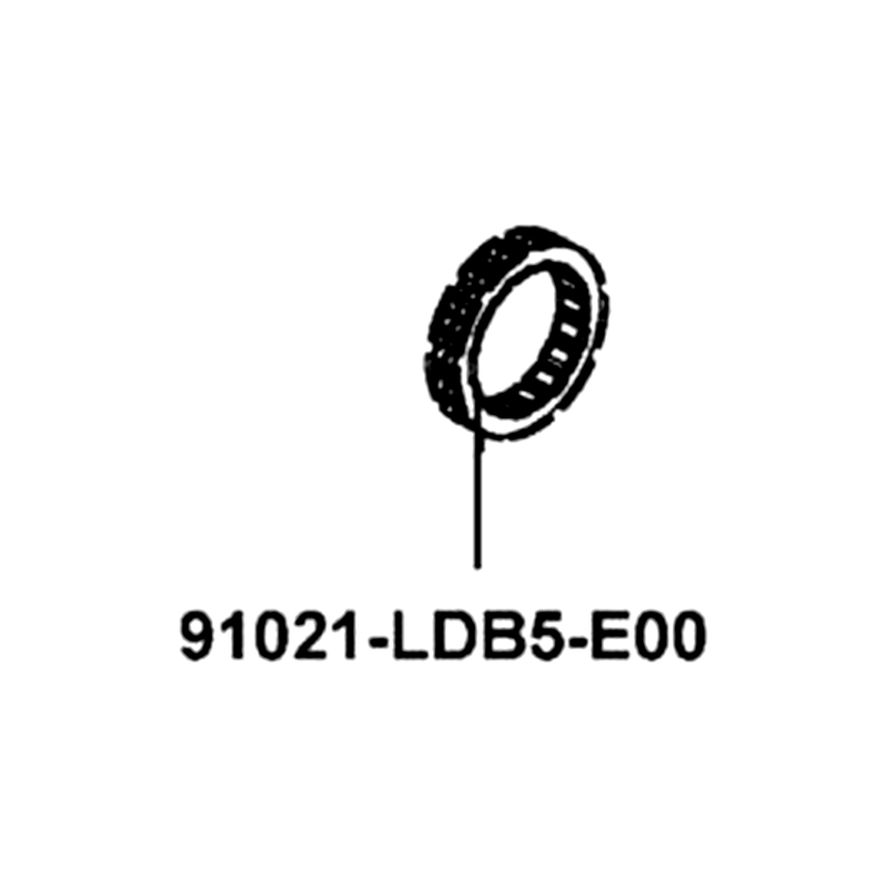 91021-LDB5-E00 BEARING ONE WAY — diagram cutout
