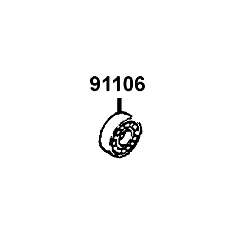 91106-KHC4-90A BRG NEEDLE 15MM — diagram cutout