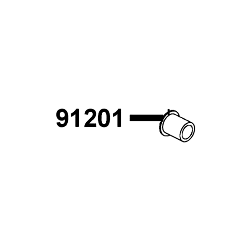 91201-KUDU-C00 BUSH MISSION — diagram cutout