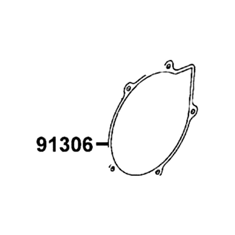 91306-LBA7-900 GASKET, STARTING COVER — diagram cutout