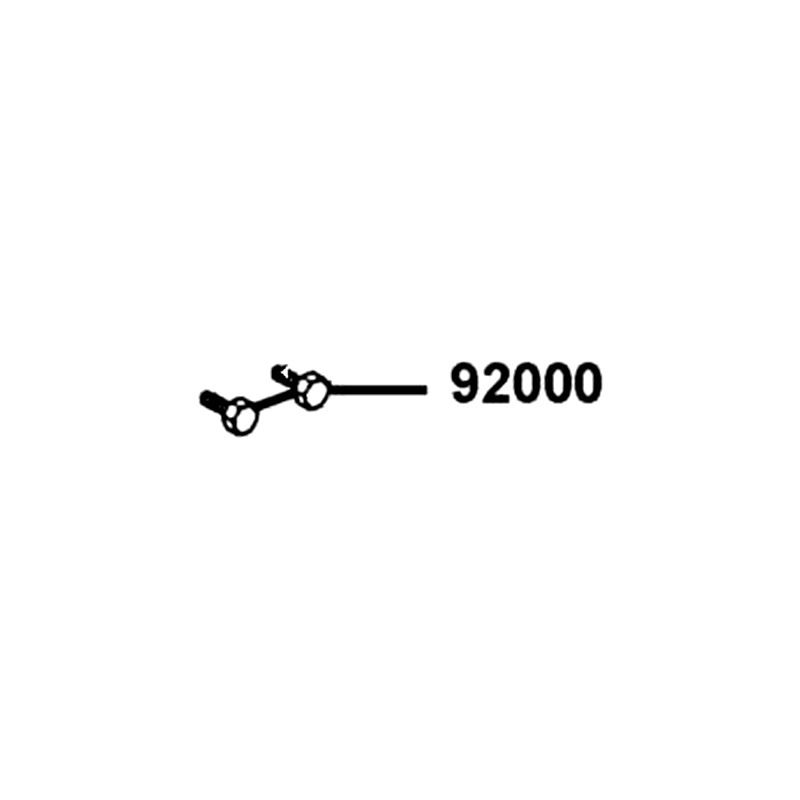 92000-06010-0G BOLT HEX 6*10 (G) — diagram cutout