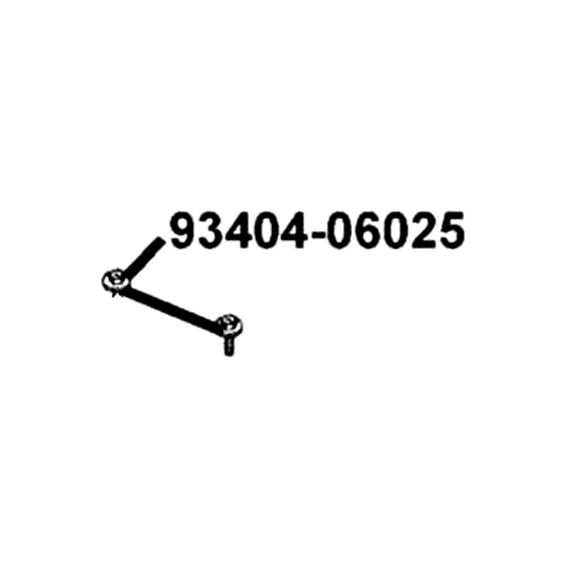 93404-06025-07 BOLT WASH 6*25 (K) — diagram cutout