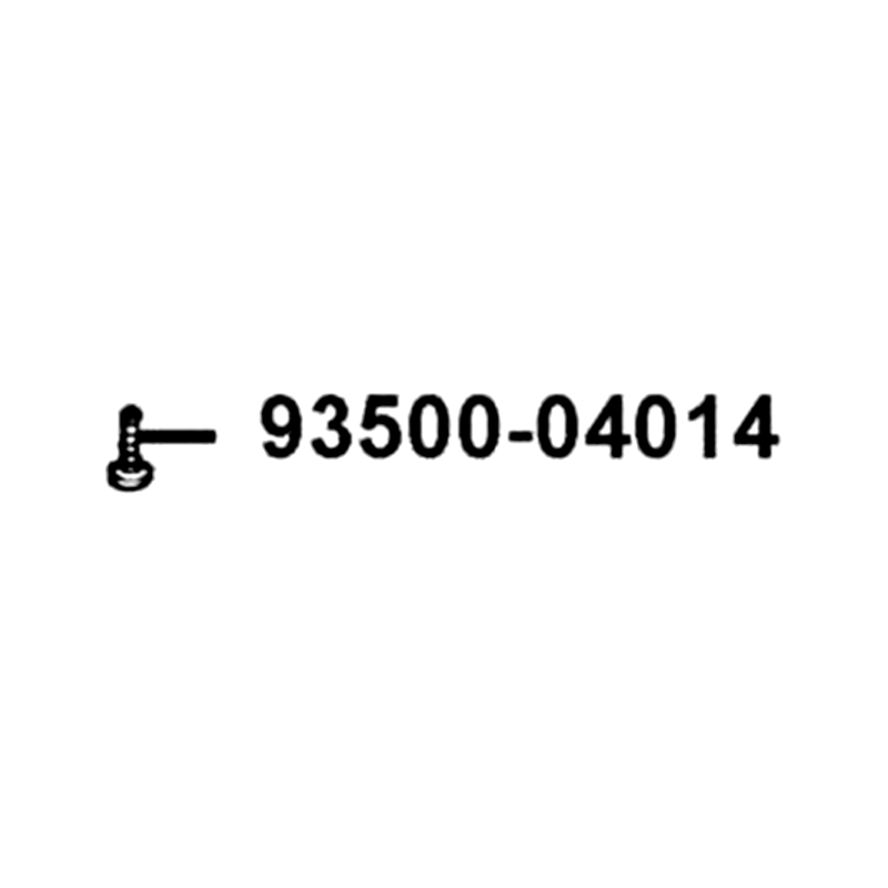 93500-04014-1A SCREW PAN 4*14(B) — diagram cutout