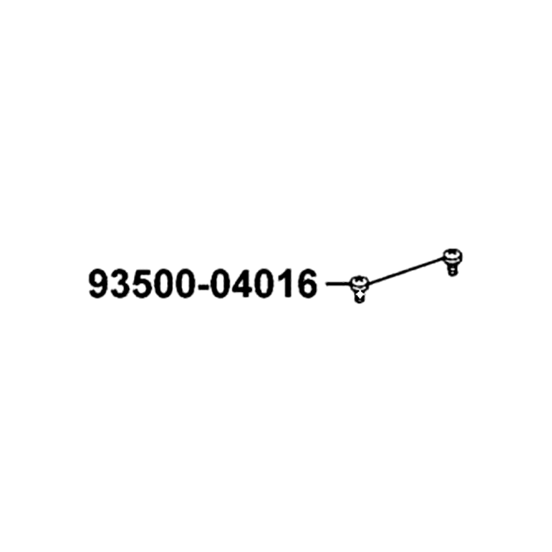 93500-04016-0GG SCREW PAN M4*16 — diagram cutout
