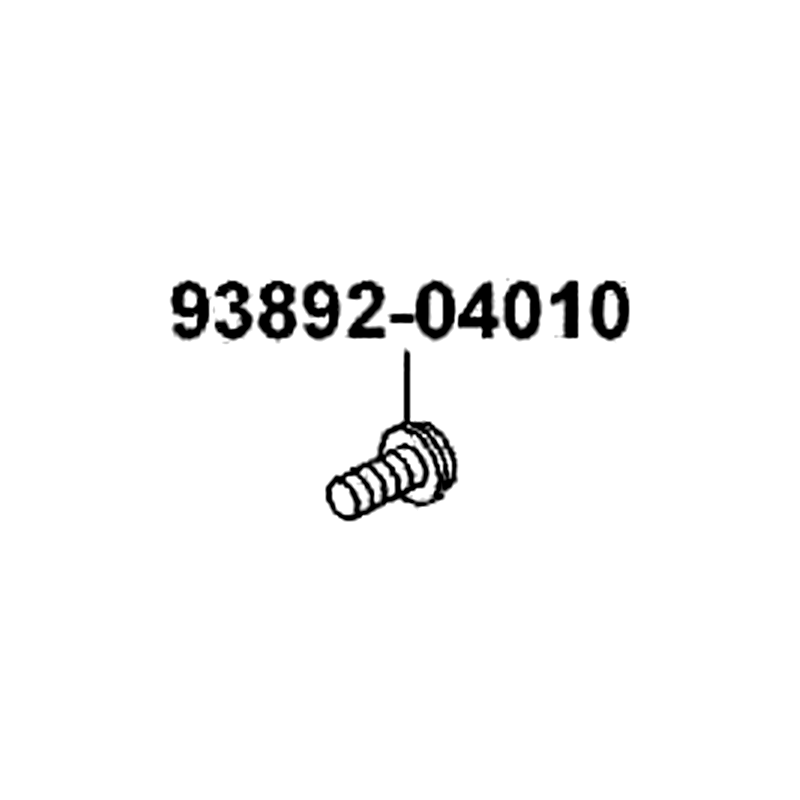 93892-04010-06 SCREW WASHER 4X10 — diagram cutout