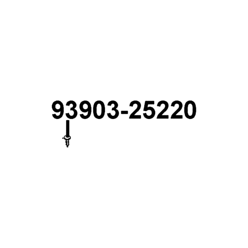 93903-25220-G SCREW TAPPING 5*12 — diagram cutout