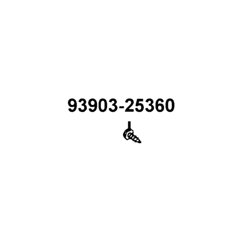 93903-25360 SCREW TAPPING 5*16 — diagram cutout