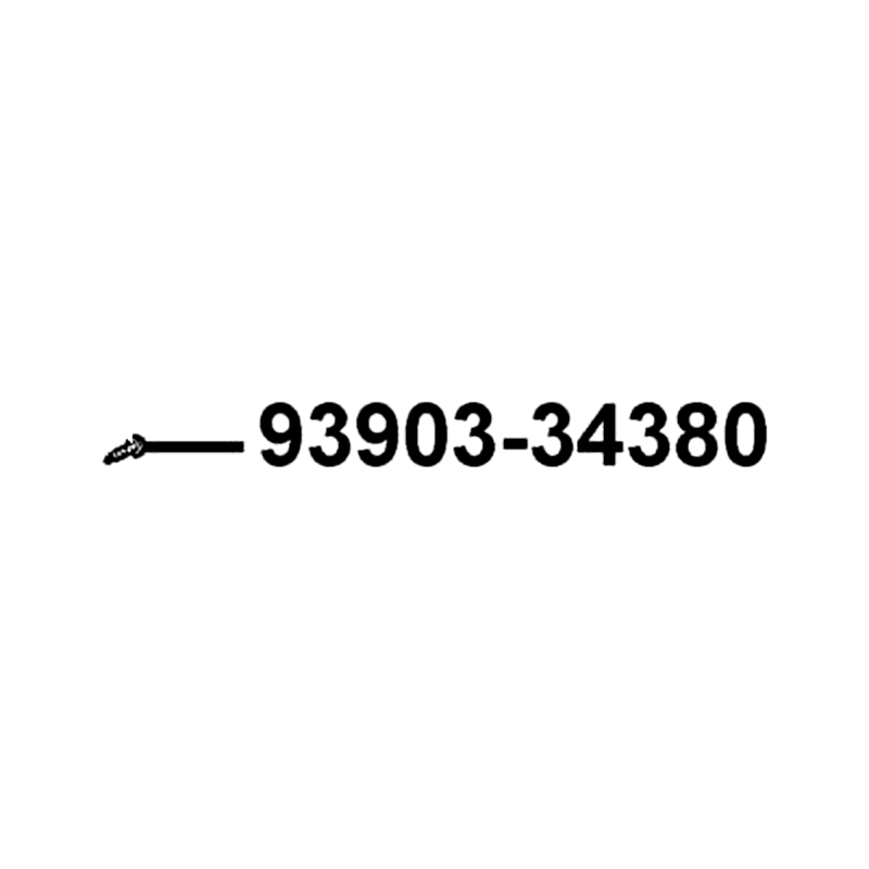 93903-34380 SCREW TAPPING 4*12 (K) — diagram cutout
