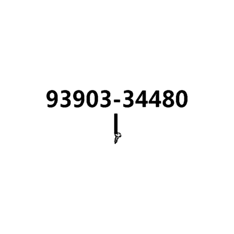 93903-34480-G SCREW TAPPING 4*16 (K) — diagram cutout
