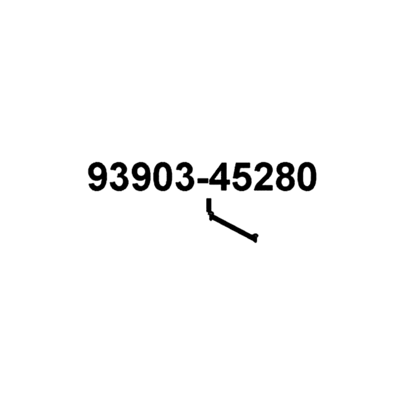 93903-45280-G SCREW TAPPING 5*12 (K) — diagram cutout
