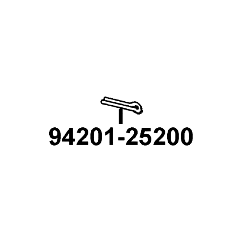 94201-25200 PIN SPLIT 2.5*20 — diagram cutout