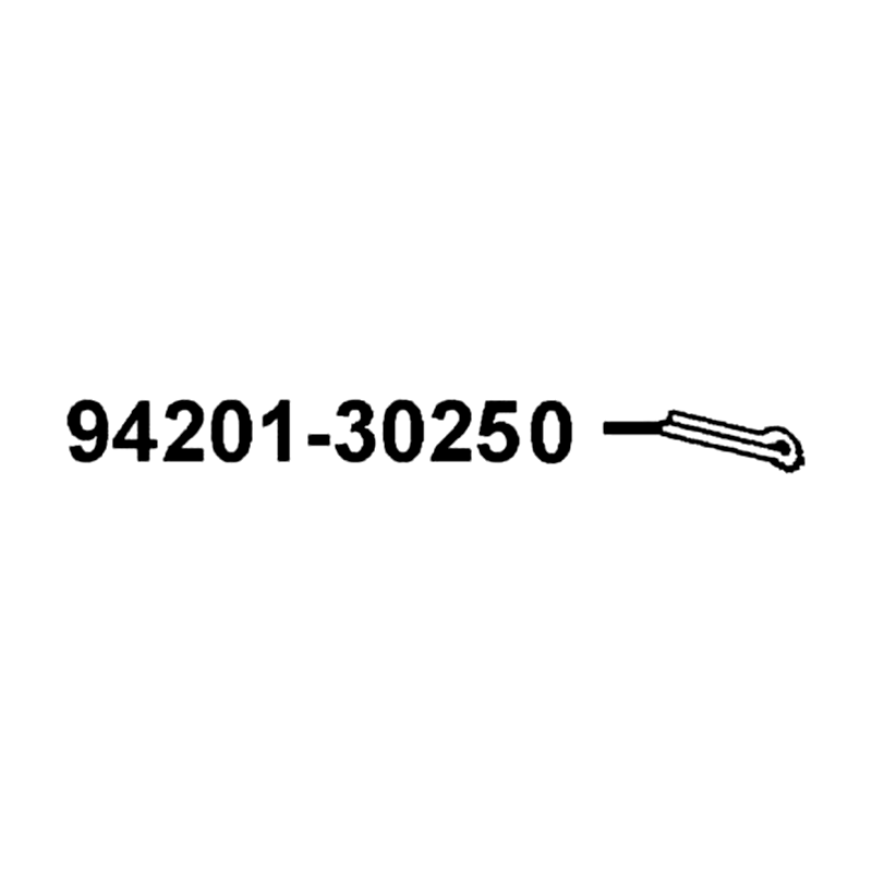 94201-30250 PIN SPLIT 3X25 — diagram cutout