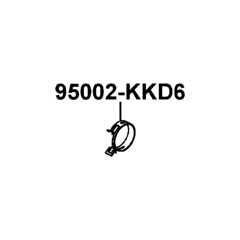 95002-KKD6-E05 CLAMP D18 TUBE — diagram cutout