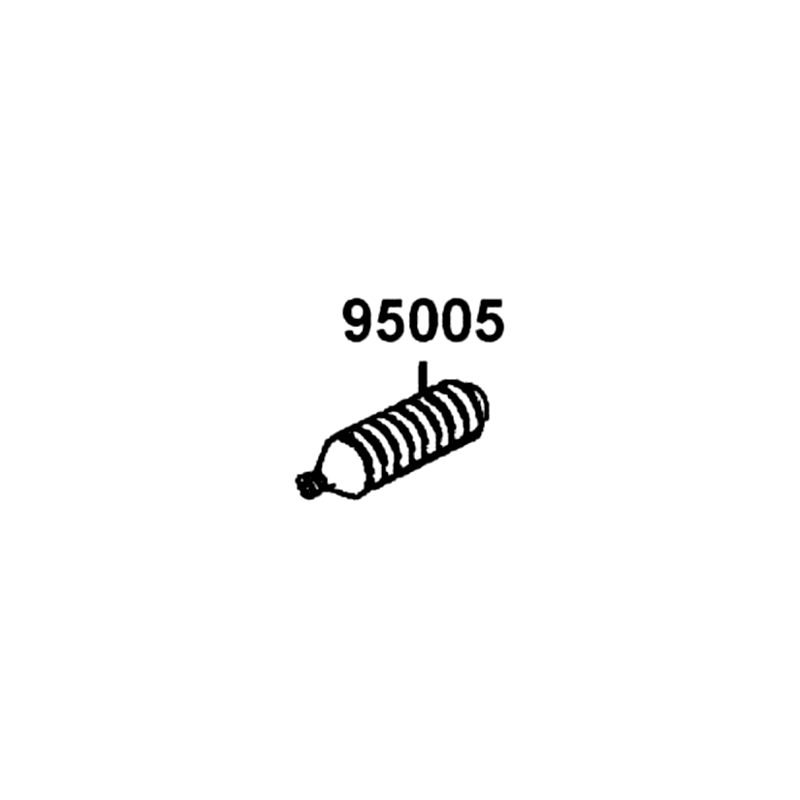 95005-PWB1-900 BREATH TUBE RR GEAR ASSY — diagram cutout