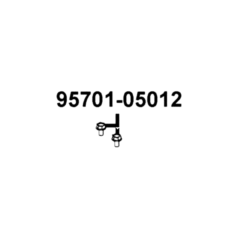 95701-05012-07 BOLT FLANGE 5*12 — diagram cutout