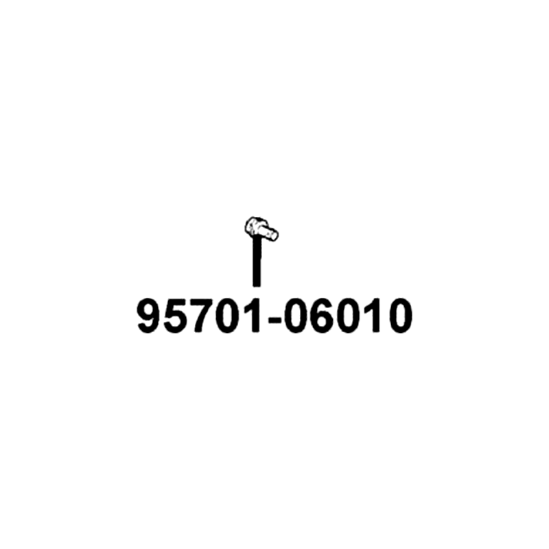 95701-06010-08 BOLT FLANGE 6*10 — diagram cutout