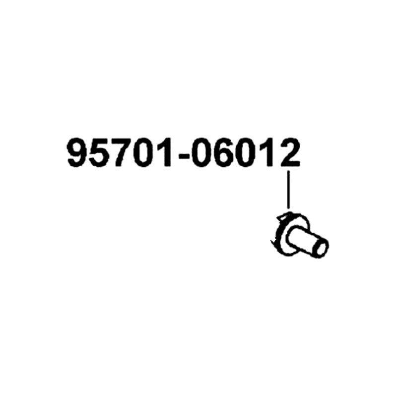 95701-06012-06 BOLT FLANGE 6X12 — diagram cutout