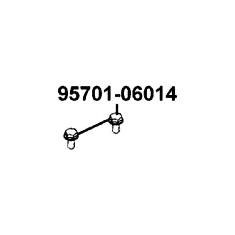 95701-06014-06 BOLT FLANGE 6*14 — diagram cutout