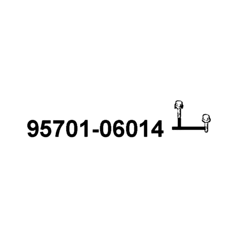 95701-06014-08G BOLT FLANGE 6*14 (B) — diagram cutout