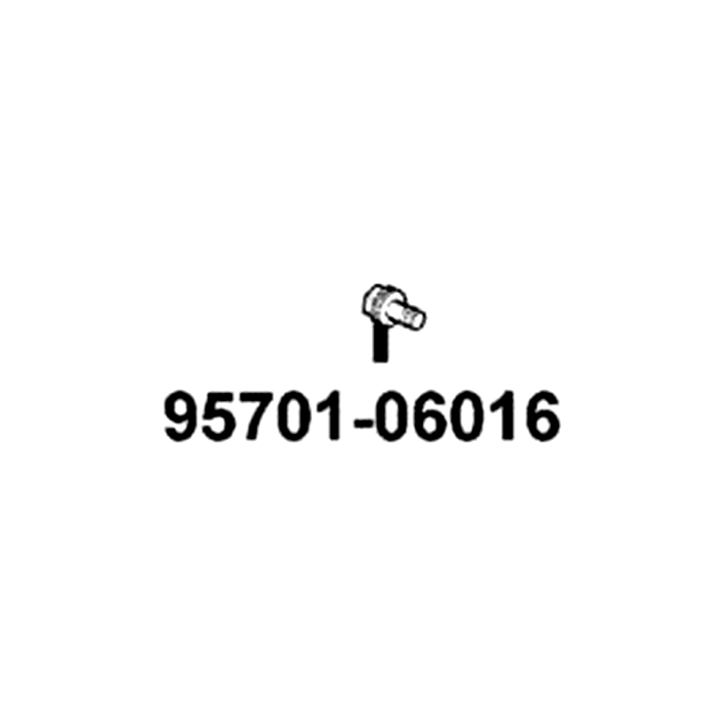 95701-06016-08 BOLT FLANGE 6*16 — diagram cutout