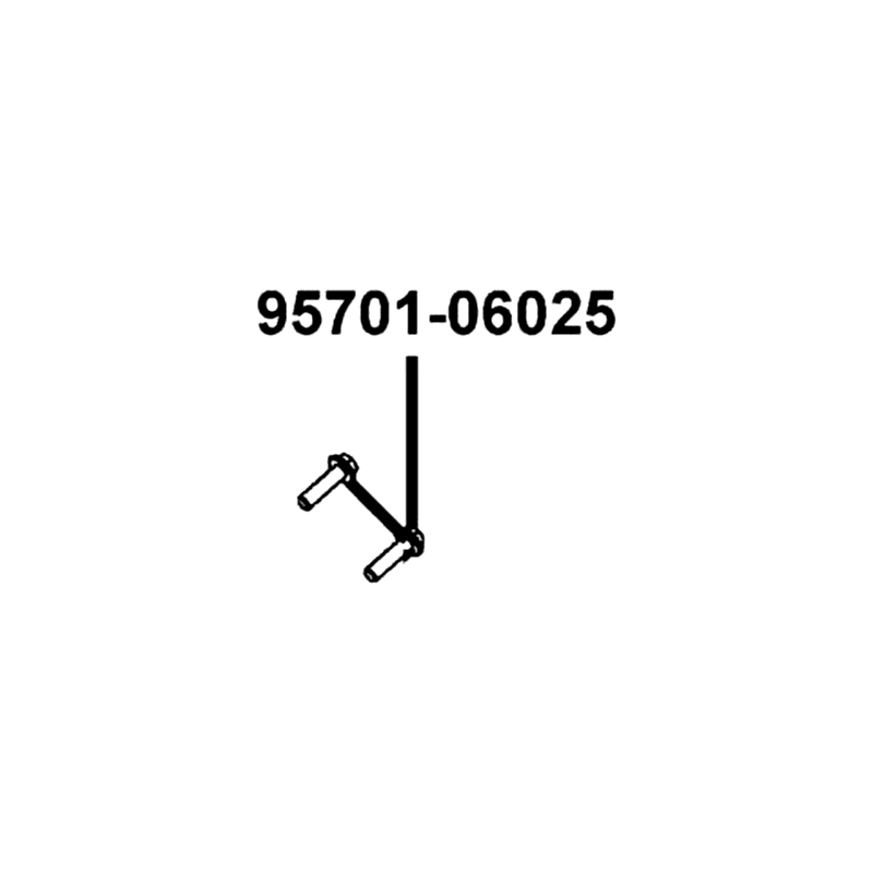 95701-06025-06 BOLT FLANGE 6*25 — diagram cutout