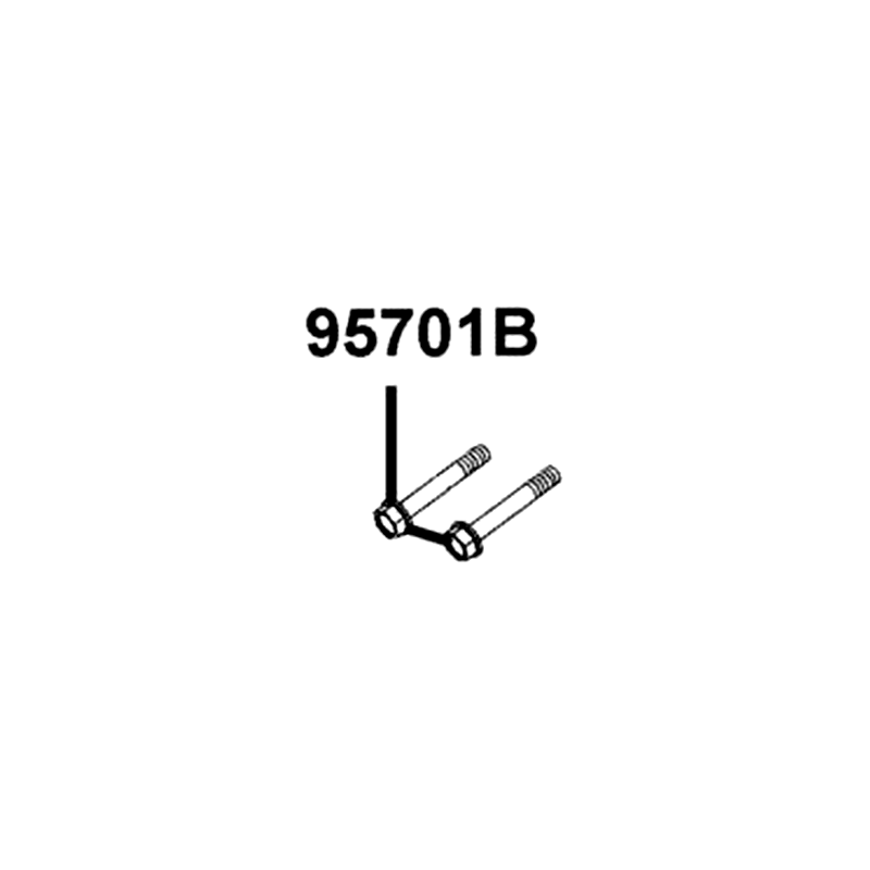95701-06040-06 BOLT FLANGE 6*40 — diagram cutout
