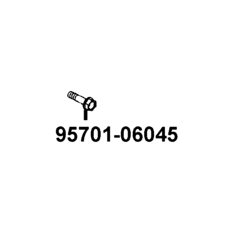 95701-06045-06 BOLT FLANGE 6*45 — diagram cutout