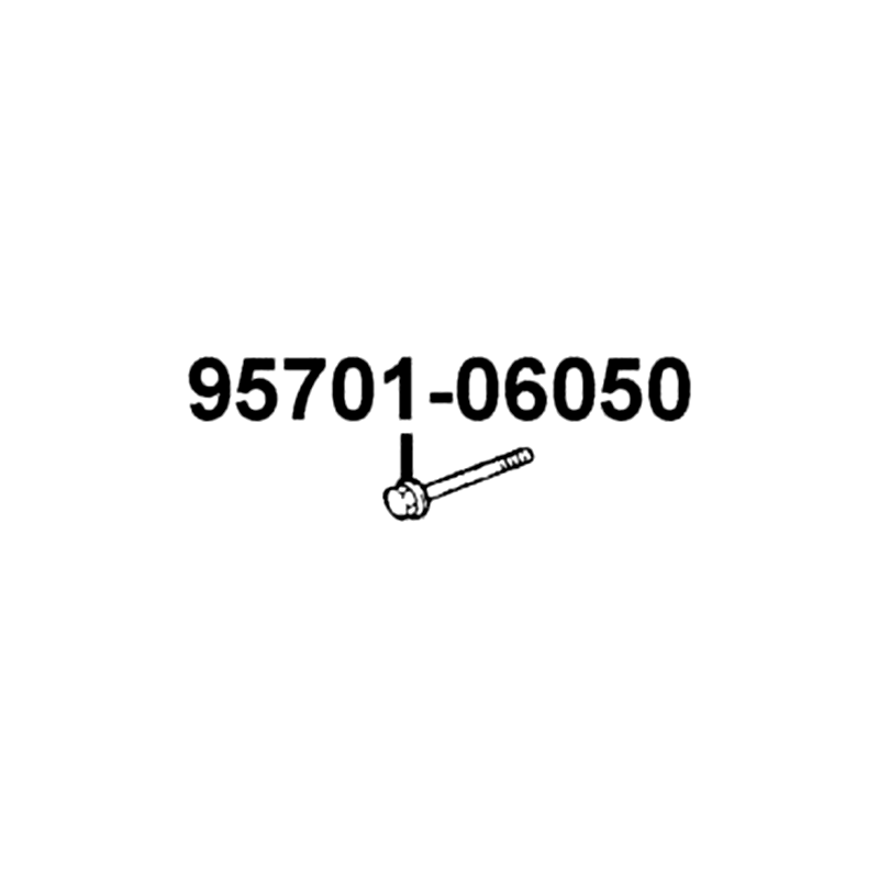 95701-06050-08 BOLT FLANGE 6X50 — diagram cutout