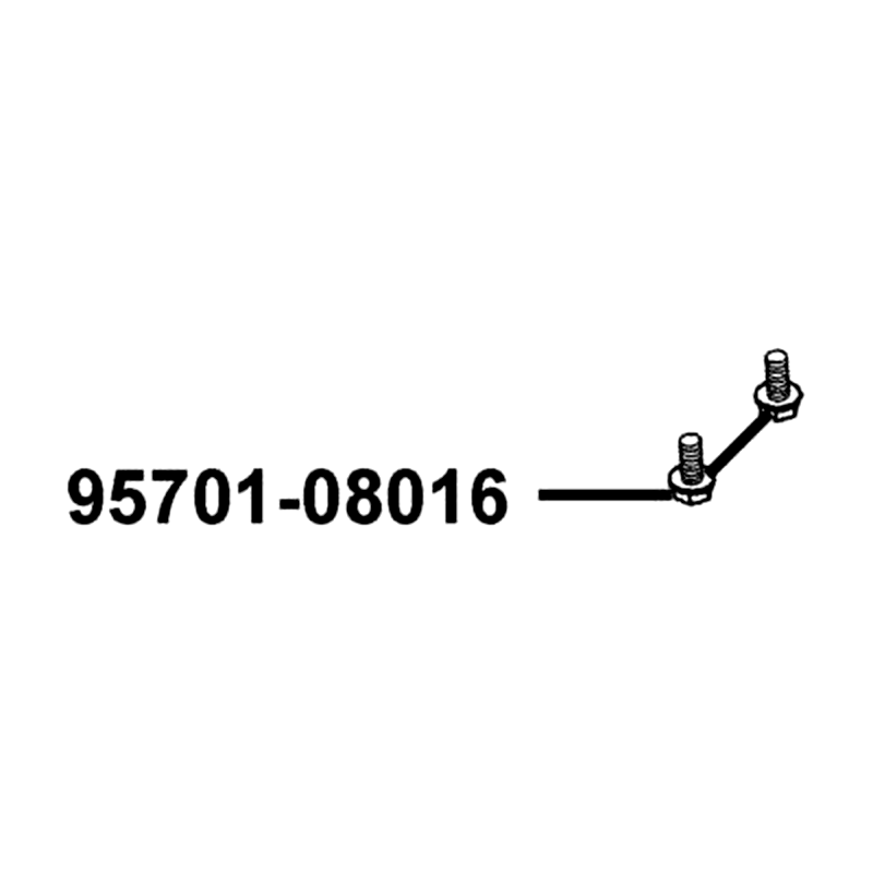 95701-08016-07 BOLT FLANGE 8*16(K) — diagram cutout
