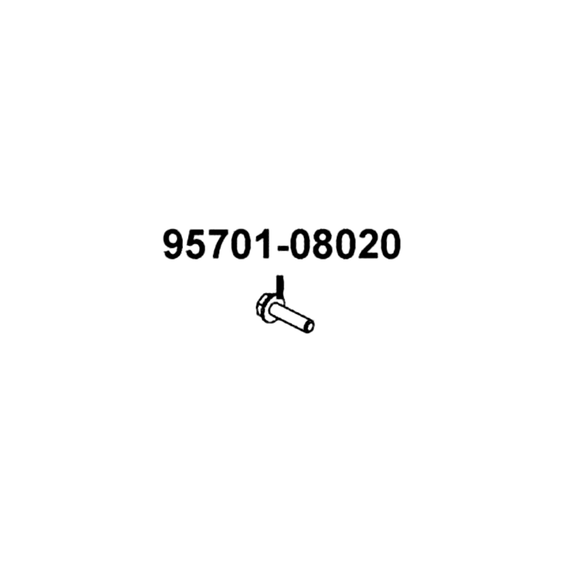 95701-08020-08G BOLT FLANGE 8*20 — diagram cutout