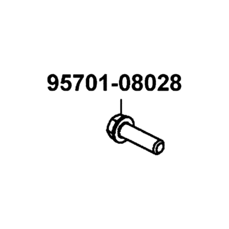 95701-08028-06 BOLT FLANGE 8*28 — diagram cutout
