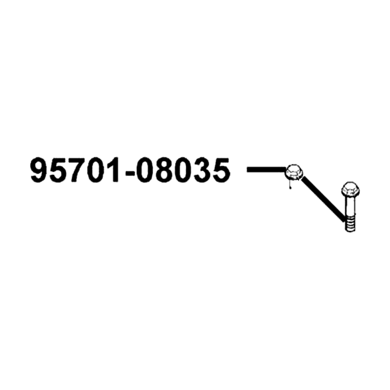 95701-08035-07G BOLT FLANGE 8*35 (C) — diagram cutout